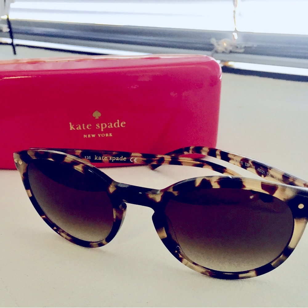 kate spade new york Abianne Havana Brown Lenses w/ Tortoise frame Sunglasses